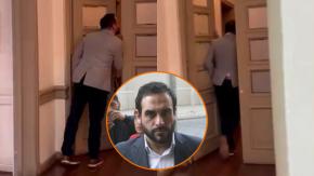VIDEO muestra incidente entre concejal de Recoleta y Andrea Balladares, secretaria general de RN VIDEO muestra incidente entre concejal de Recoleta y Andrea Balladares, secretaria general de RN