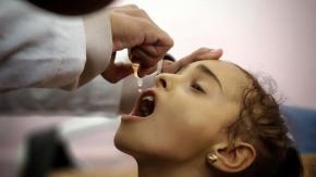 Empieza la campaña de vacunación contra el polio en la Franja de Gaza Empieza la campaña de vacunación contra el polio en la Franja de Gaza