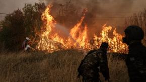 Miles de evacuados por incendio en Grecia: piden ayuda a la UE por fuego que se acerca a Atenas