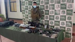 De una granada de humo a fusiles semiautomáticos: El listado de las armas decomisadas tras el robo a Brinks en Rancagua