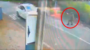 Captan violenta persecución en San Bernardo: Delincuentes dispararon contra los carabineros Captan violenta persecución en San Bernardo: Delincuentes dispararon contra los carabineros