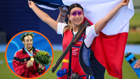 El saludo dorado de Nicolás Massú a Francisca Crovetto tras su triunfo en París 2024 El saludo dorado de Nicolás Massú a Francisca Crovetto tras su triunfo en París 2024