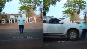 Alcalde brasileño se hace viral al ser "atropellado" mientras grababa video Alcalde brasileño se hace viral al ser "atropellado" mientras grababa video
