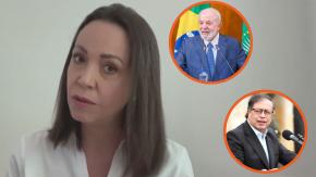 Machado en contra de sugerencias de Brasil y Colombia de nuevas elecciones en Venezuela: "Es una falta de respeto" Machado en contra de sugerencias de Brasil y Colombia de nuevas elecciones en Venezuela: "Es una falta de respeto"