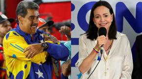 Chavismo y oposición encabezan manifestaciones en Venezuela en plena crisis Chavismo y oposición encabezan manifestaciones en Venezuela en plena crisis