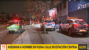 Asesinan a hombre en plena calle en Estación Central