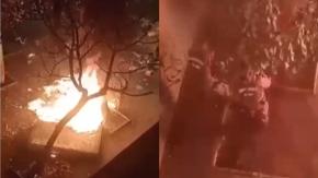 VIDEO muestra segundos posteriores a incidente donde hombre en situación de calle resulta quemado en Santiago VIDEO muestra segundos posteriores a incidente donde hombre en situación de calle resulta quemado en Santiago