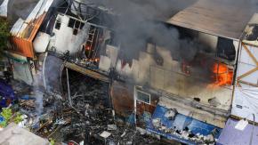 Incendio en Barrio Meiggs: Hay al menos 30 locales comerciales con daños