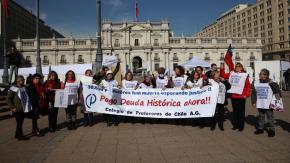 Colegio de Profesores llama al Gobierno a cumplir compromiso por deuda histórica