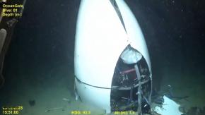 Revelan primeras imágenes de los restos del submarino Titán en el fondo del mar