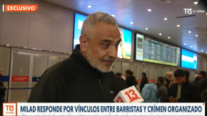 Exclusivo T13 | "No tiene nada que ver con el fútbol": Milad responde por vínculos entre barristas y crimen organizado tras reportajes de Canal 13