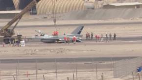 VIDEO | Así está la pista (y el avión) tras incidente de F-16 en aeropuerto de Iquique