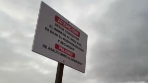 Armada ordenó retirar cartel que alertaba por la delincuencia en playa de Iquique