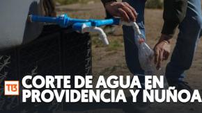 Corte de agua este domingo en Providencia y Ñuñoa: A qué hora empieza y qué sectores afecta
