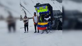 Polémica por video de salsa grabado sin permiso en la nieve del Cajón del Maipo