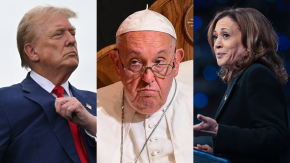 Papa Francisco dice que Trump y Kamala Harris "están contra la vida" y se pregunta: "¿Quién es el mal menor?"