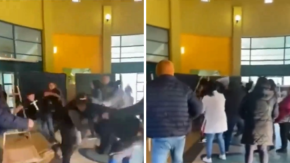Apoderados fueron citados porque sus hijos pelearon en el colegio y ellos también se fueron a los golpes Apoderados fueron citados porque sus hijos pelearon en el colegio y ellos también se fueron a los golpes