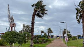Emiten aviso meteorológico por vientos en cuatro regiones del país