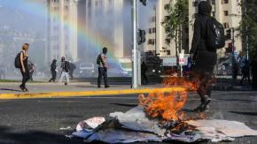 Aniversario del estallido social: 65 personas fueron detenidas por disturbios Aniversario del estallido social: 65 personas fueron detenidas por disturbios