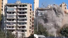 VIDEO | Impresionante registro muestra cómo ataque israelí derrumba por completo edificio residencial en Beirut VIDEO | Impresionante registro muestra cómo ataque israelí derrumba por completo edificio residencial en Beirut
