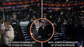 Nick Jonas huyó de escenario en pleno show tras ser apuntado con láser en la cabeza: momento se viralizó