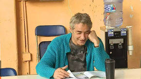 ¡Fue el primero en llegar! José Luis Repenning es vocal de mesa en colegio de Providencia