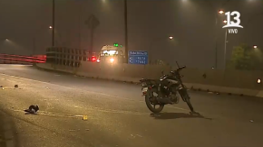 Violenta colisión en autopista: Acompañante de motociclista falleció