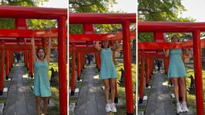 Influencer chilena se viralizó en Japón por hacer ejercicio en tradicional símbolo espiritual del país: "No vuelvas nunca"