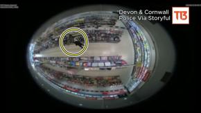 VIDEO. Policía británico fue grabado robando queso de un supermercado VIDEO. Policía británico fue grabado robando queso de un supermercado