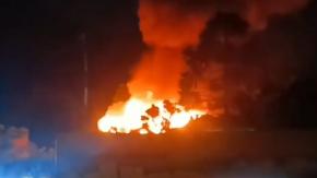 Renca: Incendio deja una víctima fatal tras robo de cables eléctricos