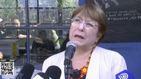 Michelle Bachelet evita referirse al caso contra Manuel Monsalve tras sufragar Michelle Bachelet evita referirse al caso contra Manuel Monsalve tras sufragar