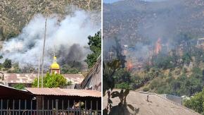 Declaran alerta roja para San José de Maipo por incendio forestal