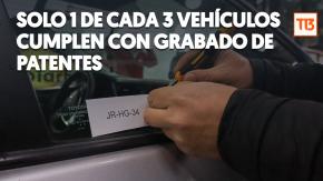 Solo un tercio de los vehículos han cumplido con el grabado de patentes: Estas son las multas que se arriesgan