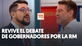 Orrego vs Orrego: Revive el debate completo de los candidatos a la Gobernación Metropolitana