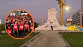 Hincha solitario llegó a Plaza Italia a celebrar ascenso de Limache y se hizo viral