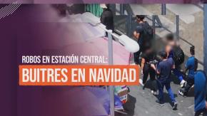 Reportajes T13: Estos son "los buitres" de Estación Central: atacan durante las compras de Navidad