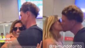 ¿Confirmaron su romance?: Faloon y Rai sorprendieron con apasionado beso al llegar a Chile ¿Confirmaron su romance?: Faloon y Rai sorprendieron con apasionado beso al llegar a Chile