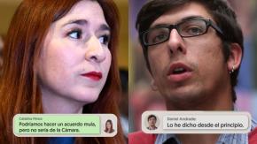 "Pueden salir las lucas": Los chats entre Catalina Pérez y Daniel Andrade en el ojo de la Fiscalía por Democracia Viva "Pueden salir las lucas": Los chats entre Catalina Pérez y Daniel Andrade en el ojo de la Fiscalía por Democracia Viva