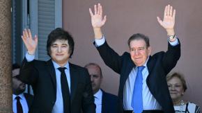 Javier Milei recibe a Edmundo González Urrutia en la Casa Rosada: "Argentina es la casa de los venezolanos de bien"