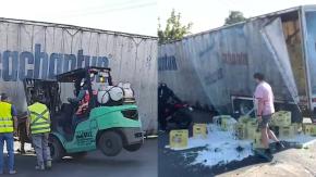 ¿Qué podría salir mal? El accidentado operativo por camión de 27 toneladas atravesado en pleno cruce en Conchalí ¿Qué podría salir mal? El accidentado operativo por camión de 27 toneladas atravesado en pleno cruce en Conchalí