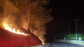 Detienen a sospechoso de iniciar al menos tres incendios con un encendedor en pastizales de Lautaro 