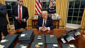 Trump dice que hay que “limpiar” Gaza y pide llevar a 1,5 millones de palestinos a Egipto y Jordania