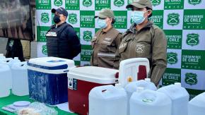 Histórico en Chile: incautan 844 kilos de metanfetamina en laboratorio de banda mexicana situada en O'Higgins