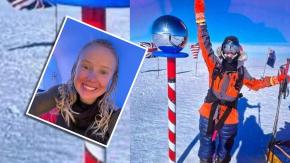 Conoce a la noruega de 21 años que se transformó en la persona más joven en llegar sola al Polo Sur Conoce a la noruega de 21 años que se transformó en la persona más joven en llegar sola al Polo Sur