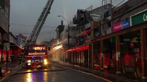 Megaincendio en Ancud destruyó 60 locales comerciales