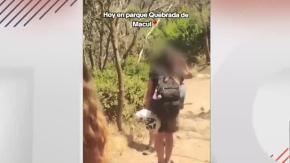 Increpan a sujeto por presunto intento de incendio Increpan a sujeto por presunto intento de incendio