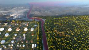 "Parecía un arroyo de sangre": Las aguas de un arroyo de Argentina se tiñeron de rojo