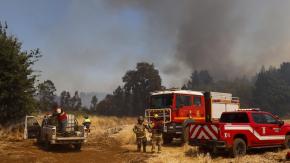 Ministro Valenzuela: "No podemos cantar victoria, tenemos 8% más de incendios" Ministro Valenzuela: "No podemos cantar victoria, tenemos 8% más de incendios"