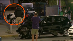 Choque en La Florida: Delincuentes provocan accidente en auto que tenía encargo por robo Choque en La Florida: Delincuentes provocan accidente en auto que tenía encargo por robo