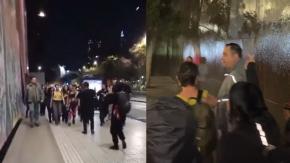 Manifestantes agredieron a Carolina Tohá mientras caminaba por el Barrio Lastarria Manifestantes agredieron a Carolina Tohá mientras caminaba por el Barrio Lastarria
